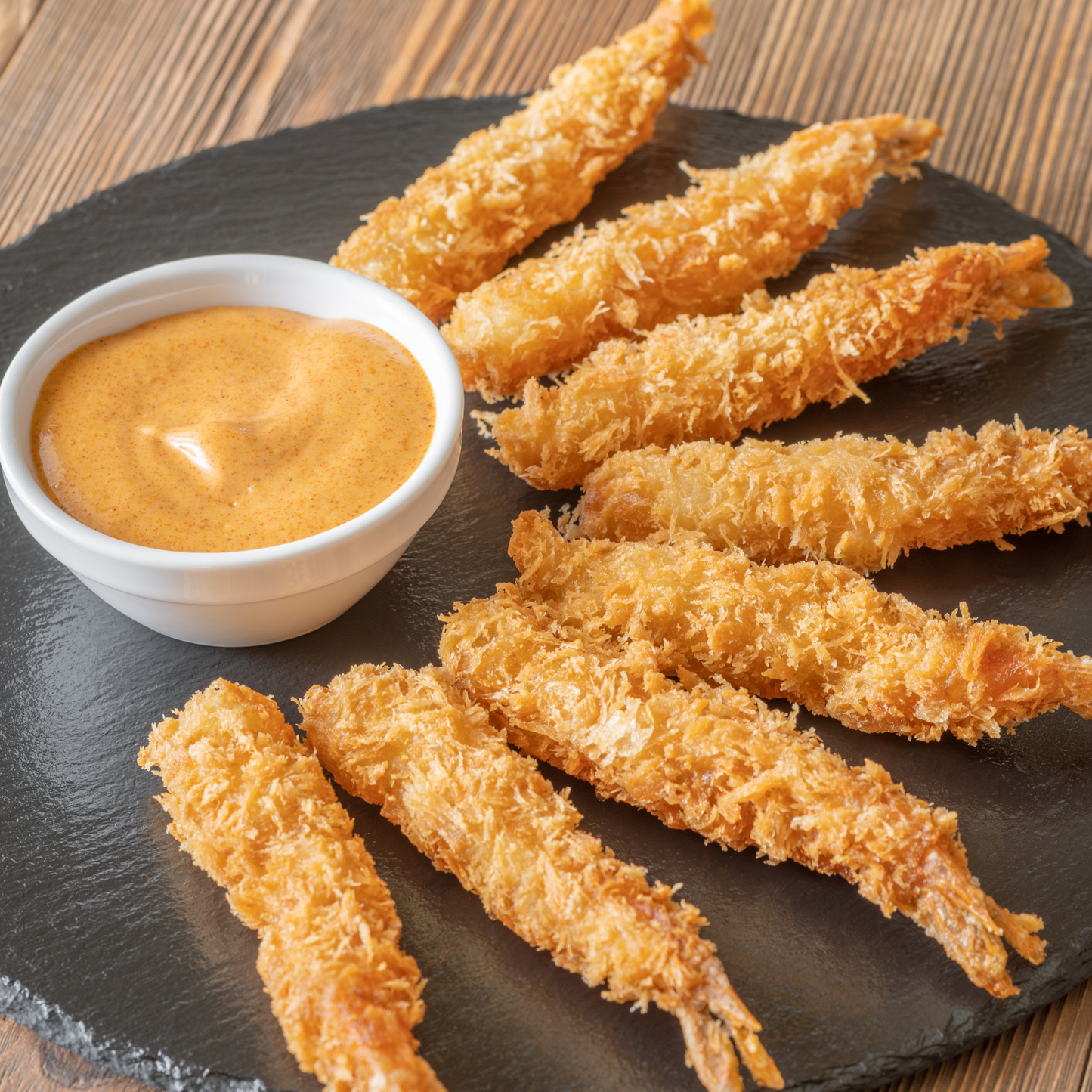 Livraison de Crevettes Tiki panées style rouleaux impériaux au Québec