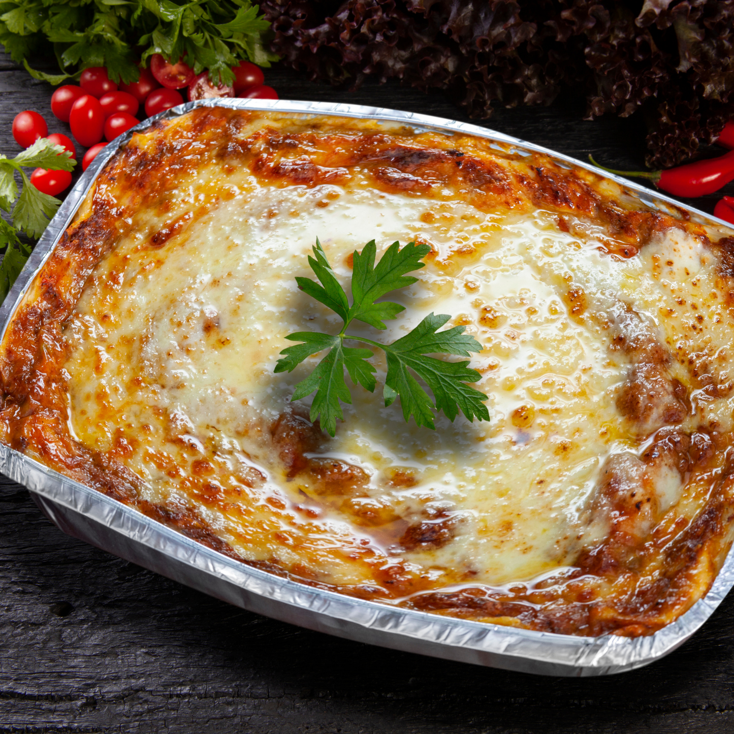 Livraison de lasagne à la viande au Québec