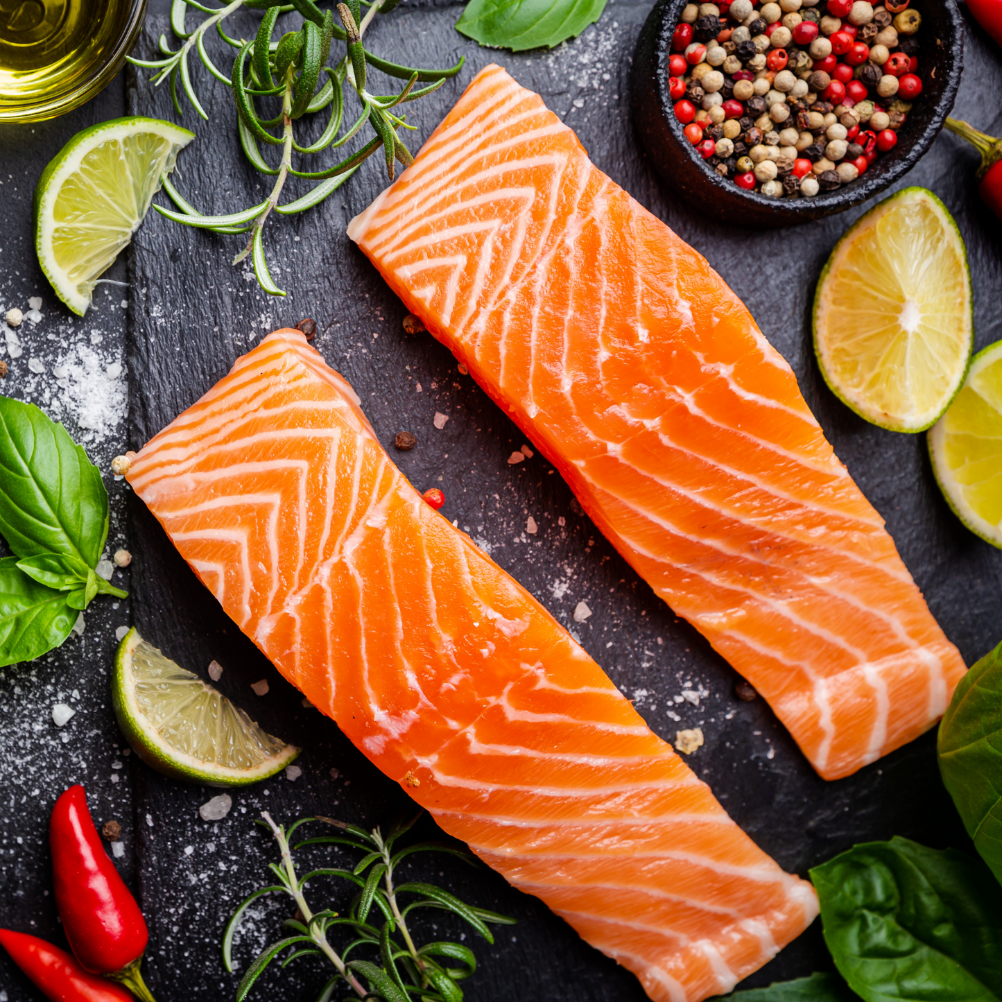 Livraison de Pavés de saumon Biologique Royal Chinook au Québec